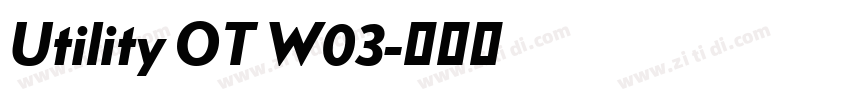 Utility OT W03字体转换
